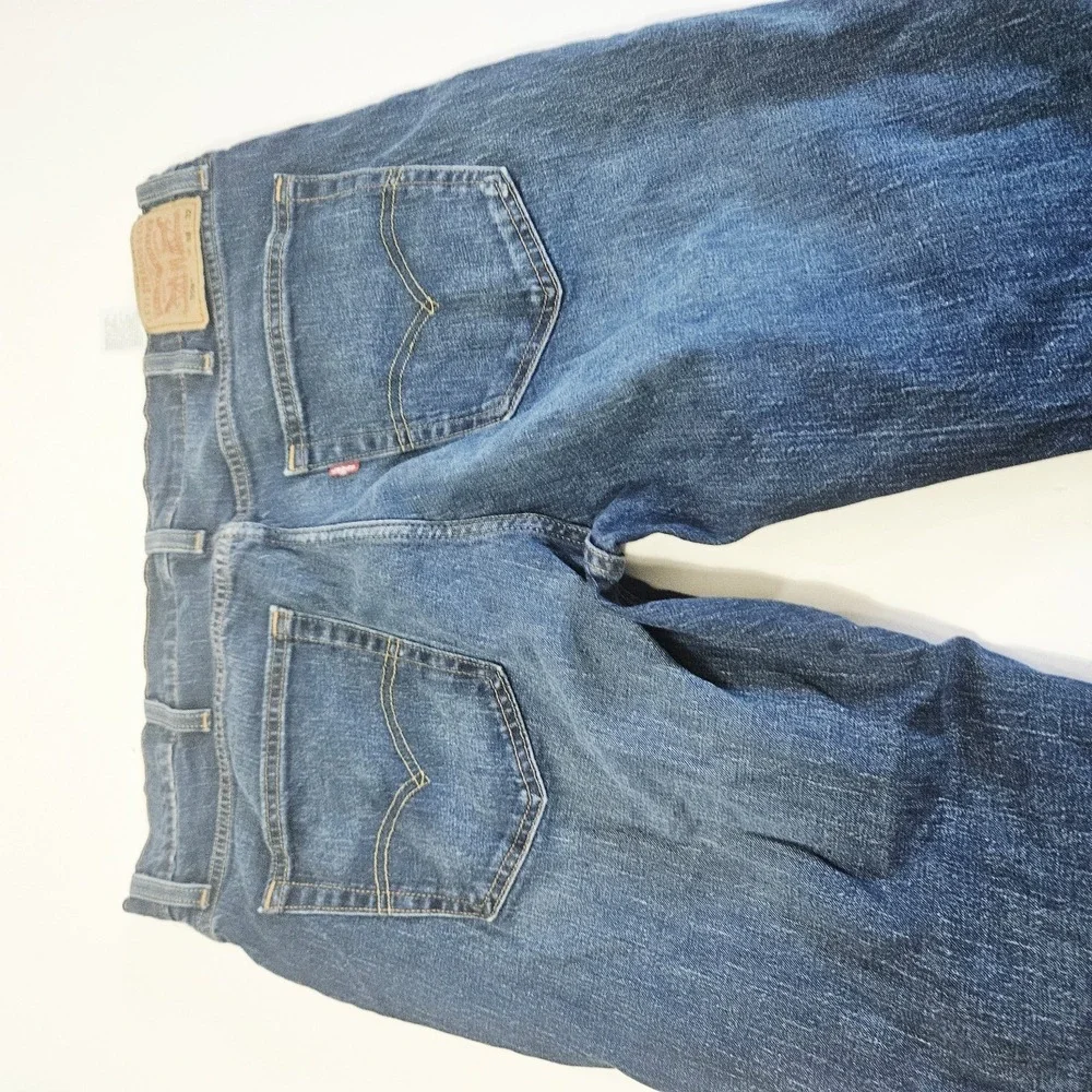 Levis 559 Men's Jeans Size 38W x 32L Dark Wash Regular Fit Zipper Fly